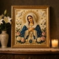 thumbnail image 3 of Virgin Mary Pearl Painting Kit for Adults, DIY 3D Bead Art Craft Set with Full Tools, Handmade Wall Decor Project for Craft Fans, Home Leisure & Interior Decoration，8x8Inch, 3 of 7