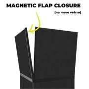 V-FLAT WORLD V-Flat 2.0 قابل للطي، أسود/أبيض، عبوتان