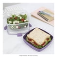 thumbnail image 4 of Contenedor Hermético Sistema Plastics para Ensalada y Sándwich 1.6 l Varios Colores 1 Pieza, 4 of 4