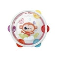thumbnail image 3 of Kids Hand Drum Musical Toy Early Education Rhythm Instrument for Toddlers Preschool Learning Portable Beat Drum with Cartoon Design(Pink), 3 of 6