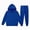 Y115-Blue, variant on NOLDARES Boys Girls Clothes 2 Piece Long Sleeve Hoodie Sweatshirts and Sweatpants Set Boy Girl Fall Winter Outfits(Y115-White)