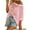 Pink, variant on UVN Crochet Beach Coverups Women Swimsuits Summer Short Sleeve Blouses Knit Hollow Out Tops