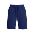 thumbnail image 5 of ClodeEU Women's Solid Color High Waist Workout Shorts, Casual Summer Loose Fit Comfy Shorts with Pockets Blue,Women's Plus XXL, 5 of 5