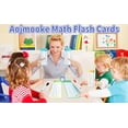 thumbnail image 2 of Large-sized flashcards with illustrations, an educational multiplication learning tool suitable for classroom and home use.,A-multiplication, 2 of 5