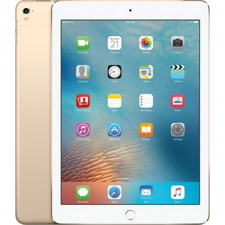 iPad Pro 9.7-inch (128GB, Wi-Fi + 4G LTE Cellular, Gold) MLQ52LL/A 2016  Model