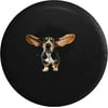 Basset Hound Dog Ears Blowing in the Wind Spare Tire Cover for Jeep RV 32 Inch