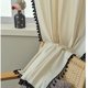 thumbnail image 5 of Cortinas de ventana semiopacas Sincero 2 paneles estilo bohemio 59 pulgadas de ancho x 63 pulgadas de largo, 5 of 5