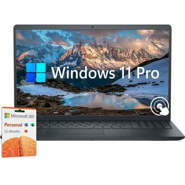 Dell Inspiron 15 Touch Screen Business Laptop Computer, 15.6" FHD LED Touchscreen Laptop, Intel Core i7-1255U Processor, Windows 11 Pro Laptop 32GB RAM 1TB SSD, 1-Year Microsoft Office 365, Black