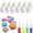 12Pcs, variant on TOPRenddon 6PCS White Easter Eggs Paintable with 4 Colorful Markers, Hanging Plastic Rope, Basket Stuffers Artificial DIY Egg Decorating Kit for Hunt Event