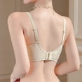 thumbnail image 4 of Alun Leopard Print Bras for Women with Light Support No Underwire Seamless Thin Padding Bralettes Soft Comfortable Smoothing Wireless Everyday Tshirt Bra Beige M, 4 of 7