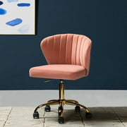 14 Karat Home Ilia 12.00 in Task Chair with Adjustable Height & Swivel, 250 lb. Capacity, Pink