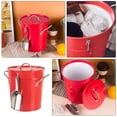 thumbnail image 4 of TABLETREANDS Cubeta Roja Para Hielo Con Apertura Amplia Para Cerveza Vino Y Eventos Sociales, 4 of 8