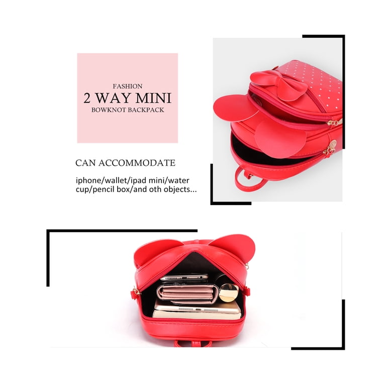 cute mini backpack brands KL928 Cute Mini Backpack Purse Women's Mini Quilted Zipped School Daypack