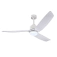 thumbnail image 3 of Heshor 56 in. 1-Light Indoor White Finish Ceiling Fan with Light Kit, 3 of 3