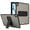 Black, variant on DWaybox Case for iPad Air 11 (M4) 11.0 inch 2026 Model A3460, Slim Hybrid Shockproof Cover with Kickstand, Shock-Absorbing TPU Bumper & Matte Frosted PC -Black