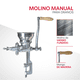 thumbnail image 2 of Molino de mano manual de hierro fundido para maíz café granos harinas resistente y duradero, 2 of 4