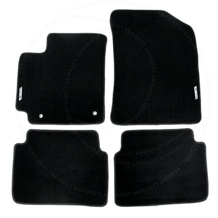 Fit 09 11 Toyota Corolla Custom Premium Nylon Black Floor Mats