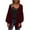 Wine, variant on ZUKMRJPC Women's Casual Cardigan Sweater Oversized Long Sleeve Solid Color Open Front Sweater Fall Loose Warm Comfy Outwear