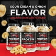 thumbnail image 3 of Shaw Strength Protein Pork Rinds (Sour Cream, 8oz); Developed for World’s Strongest Man Brian Shaw, Keto-Friendly, High Protein, No Carb, All-Natural Crisps Fried in Coconut Oil, 3 of 9