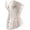 Beige, variant on Corset Top Lingerie Bustier Overbust Women Classic Basques Medieval Plus Size Vintage Halloween 4XL