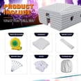 thumbnail image 6 of Jocisland 33x20x13 ft Large Inflatable Night Club Tent for Adults, 6 Windows & Movie Screen Hooks, Event Tent for Backyard Party, Silver, 6 of 10