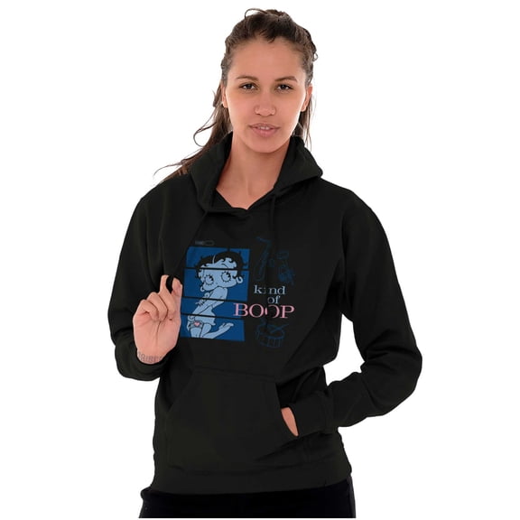 Betty Boop Jazz Cartoon Character Hoodie Sweatshirt Women Brisco Brands S