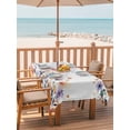 thumbnail image 2 of Outdoor Tablecloths with Umbrella Hole & Zipper, Spring Floral 54x80 Inch Tablecloth Rectangle, Elegant Flowers Farmhouse Botanical Waterproof Table Cloth, Patio/Pool/Picnic Table Covers, 2 of 8
