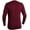 Burgundy, variant on Autumn Hues V-Neck Sweater