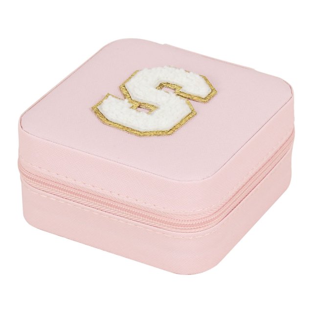 Birdeem 26 Letters Earring Jewelry Display Storage Box Case Organizer Flannel Tray Holder Gift