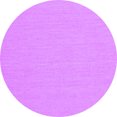 thumbnail image 1 of Ahgly Company Indoor Round Solid Purple Modern Area Rugs, 8' Round, 1 of 4