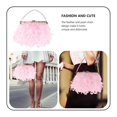 thumbnail image 3 of Turkey Pouch Pearl Chain Bags Fashion Crossbody Bag for Girl Ladies (Pink), 3 of 4