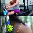 thumbnail image 3 of Bola de masaje, bola de masajeador para dolores musculares, bolas de masaje puntiagudas para pies, espalda, músculos puntiagudas duras, 3 of 5