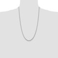 thumbnail image 4 of Auriga Fine Jewelry 14K White Gold 3.5 mm Solid Miami Cuban Chain Necklace for Men 26", 4 of 7
