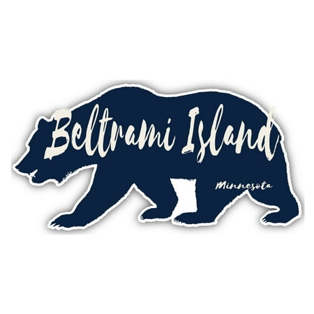 

Beltrami Island Minnesota Souvenir 3x1.5-Inch Fridge Magnet Bear Design