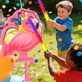 thumbnail image 7 of 4 In 1 Flamingo Piñata, 23'' Hawaiian Piñatas Bundle, Tropical Hawaiian Party Decor Stick etc Flamingo Party Pinata for Flamingo Party Favor Bag Fillers Decorations, 7 of 7