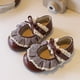 thumbnail image 3 of Amplio Niño Zapatos Niñas de Moda de Corte Bajo Encaje-Up Soft-Sold Zapatos de Cuero de Pie Redondo para la Primavera Y el Verano, Zapatos Rojos Niña, 3 of 4