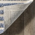 thumbnail image 2 of nuLOOM Beatrix Modern Striped High/Low Area Rug, 5' x 8', Blue, 2 of 9
