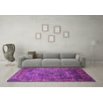 thumbnail image 3 of Ahgly Company Indoor Rectangle Oriental Purple Industrial Area Rugs, 4' x 6', 3 of 4
