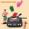 thumbnail image 4 of Casa de juego de simulación para niños, juego de cocina eléctrica, cocina de inducción de simulación, juguetes para niños, regalos de cumpleaños y vacaciones, 4 of 8