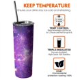 thumbnail image 6 of Purple Geometric Star Skinny Tumbler 20oz - Double Wall Vacuum Coffee- Birthday Gifts for Mom Sister Friends Women, 6 of 7