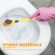 thumbnail image 3 of Juego de 2 cepillos y soportes de silicona para inodoro, con forma de pato, herramienta de limpieza para baño con mango largo para RV y uso doméstico, accesorios de baño modernos., 3 of 6