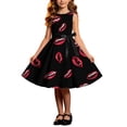 thumbnail image 2 of Piuwrlz Girls Cos Perform Dress for Girl Halloween Party Dresses Red Size 4 T, 2 of 9