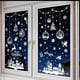 thumbnail image 3 of Nvzi 244 piezas de calcomanías navideñas para ventanas de vidrio, 9 hojas, decoraciones de invierno, A, 3 of 4