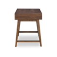 thumbnail image 4 of HFO Sawyer 1 Drawer Fully Finished Back Mid-Century Wood Desk in Brown, 4 of 7