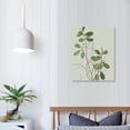 thumbnail image 4 of ERAPDAUR Sage Green Botanical Wall Art, Farmhouse Green Floral Leaf Plant Wall Decor Canvas Paintings, Minimalist Neutral Botanical Line Art Prints Bathroom Decor for Living Room, Bedroom, 16x20 in, 4 of 5