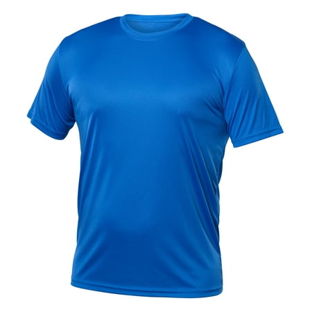 Blank Activewear Pack of 5 Men's T-Shirt, Quick Dry Performance fabric ...
