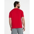 thumbnail image 3 of Athletic Works Men's and Big Men's DriWorks Mesh Tee with Short Sleeves, Sizes XS-5XL, 3 of 5