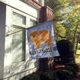 thumbnail image 2 of Carolines Treasures CK3648CHF German Spitz Welcome Flag Canvas House Size, 2 of 4