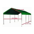 thumbnail image 2 of EZ Travel 10 x 20ft Heavy Duty Waterproof Valance Canopy Cover Tent, Green, 2 of 4