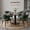 Green, variant on IZXGS Modern Dining Chairs Set of 2, Upholstered Kitchen Chairs with PU Leather and Metal Legs,Gray